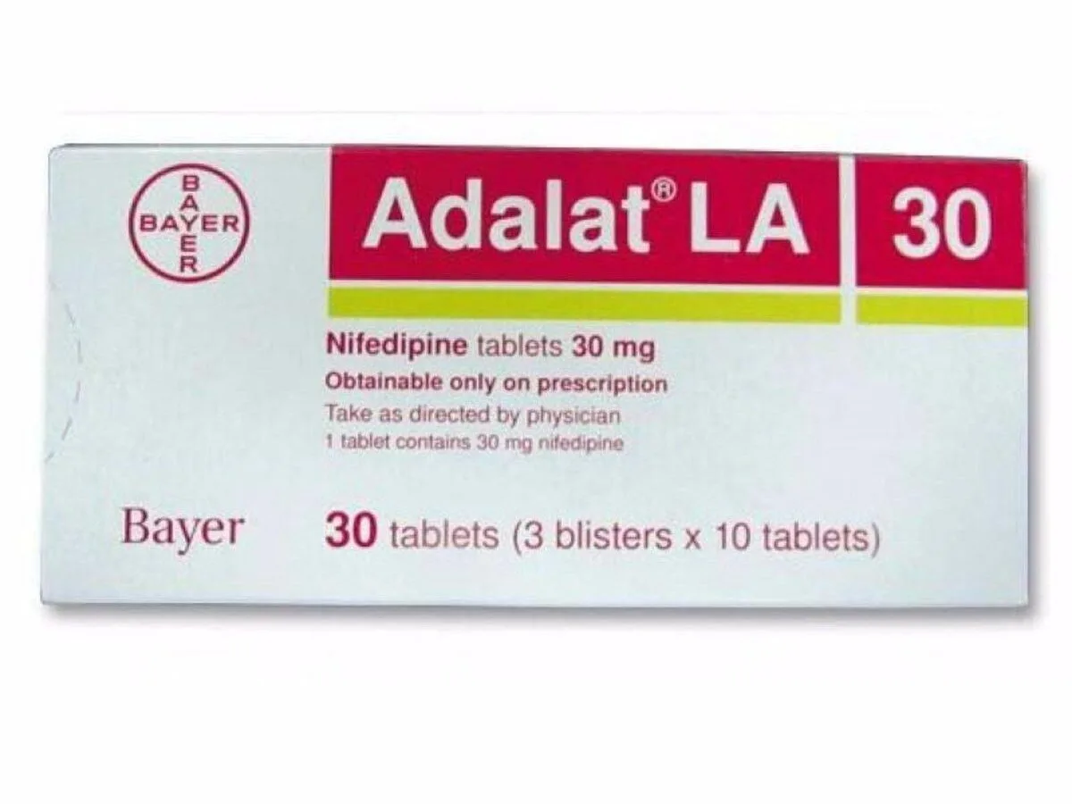 Adalat pack — Nifedipine brand sold in Nigeria