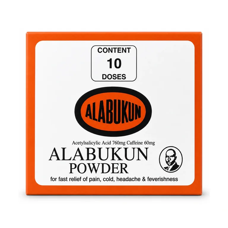 Alabukun Powder pack — Aspirin brand sold in Nigeria