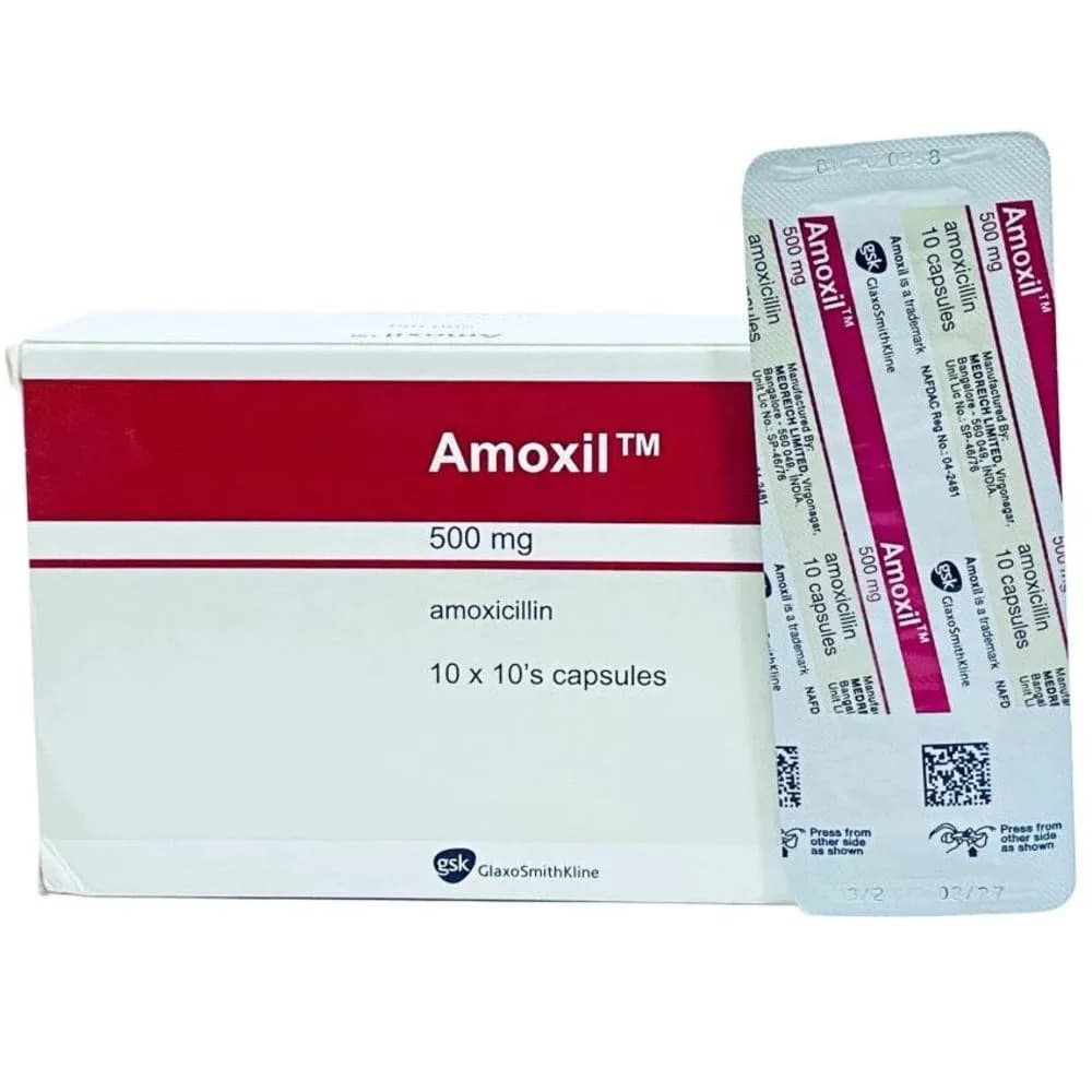 Amoxil 500 pack — Amoxicillin brand sold in Nigeria
