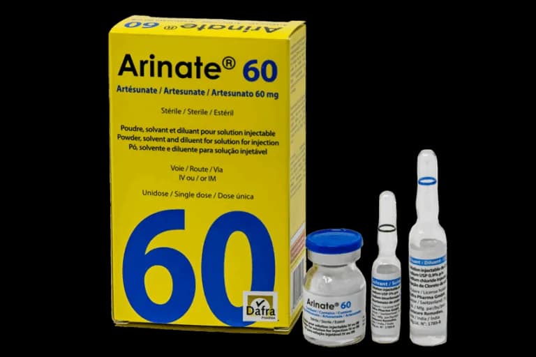 Arinate pack — Artesunate brand sold in Nigeria