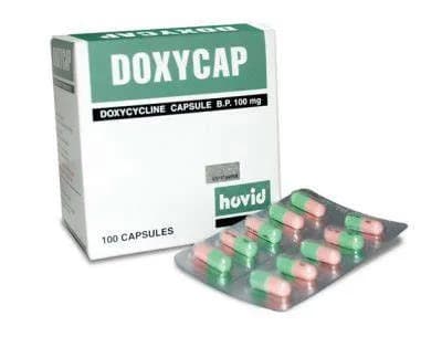 Doxycap pack — Doxycycline brand sold in Nigeria