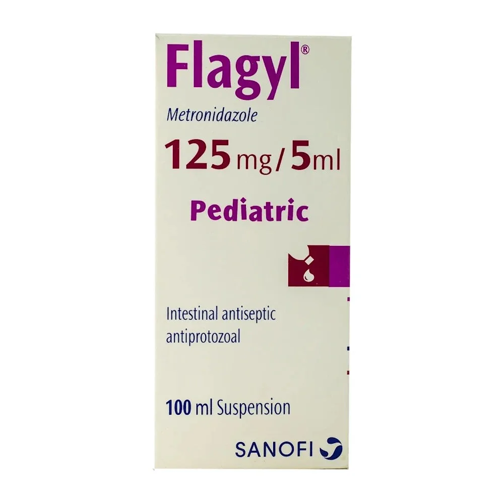 Flagyl Suspension pack — Metronidazole brand sold in Nigeria