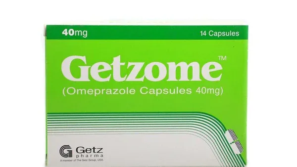 Getzome pack — Omeprazole brand sold in Nigeria