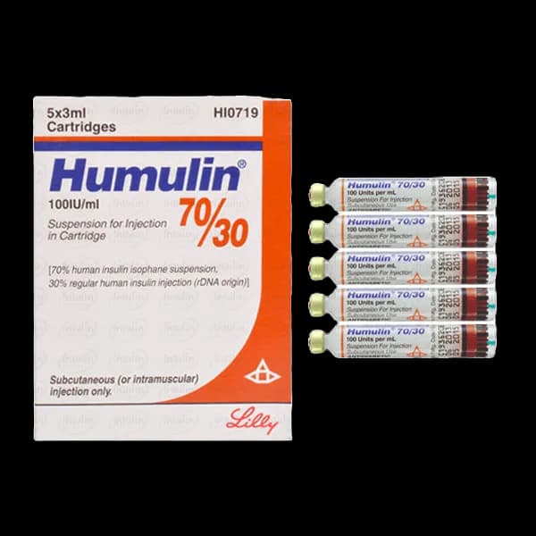 Humulin 70/30 pack — Insulin brand sold in Nigeria