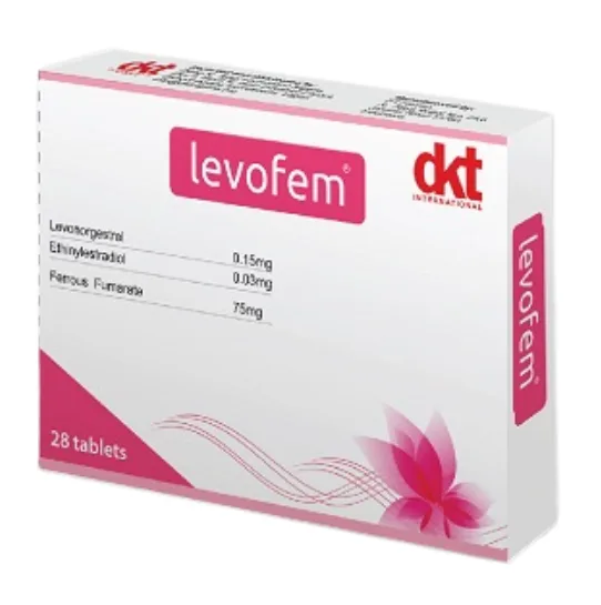 Levofem pack — Combined Oral Contraceptives brand sold in Nigeria