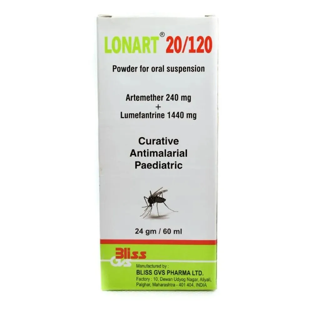 Lonart pack — Artemether-Lumefantrine brand sold in Nigeria