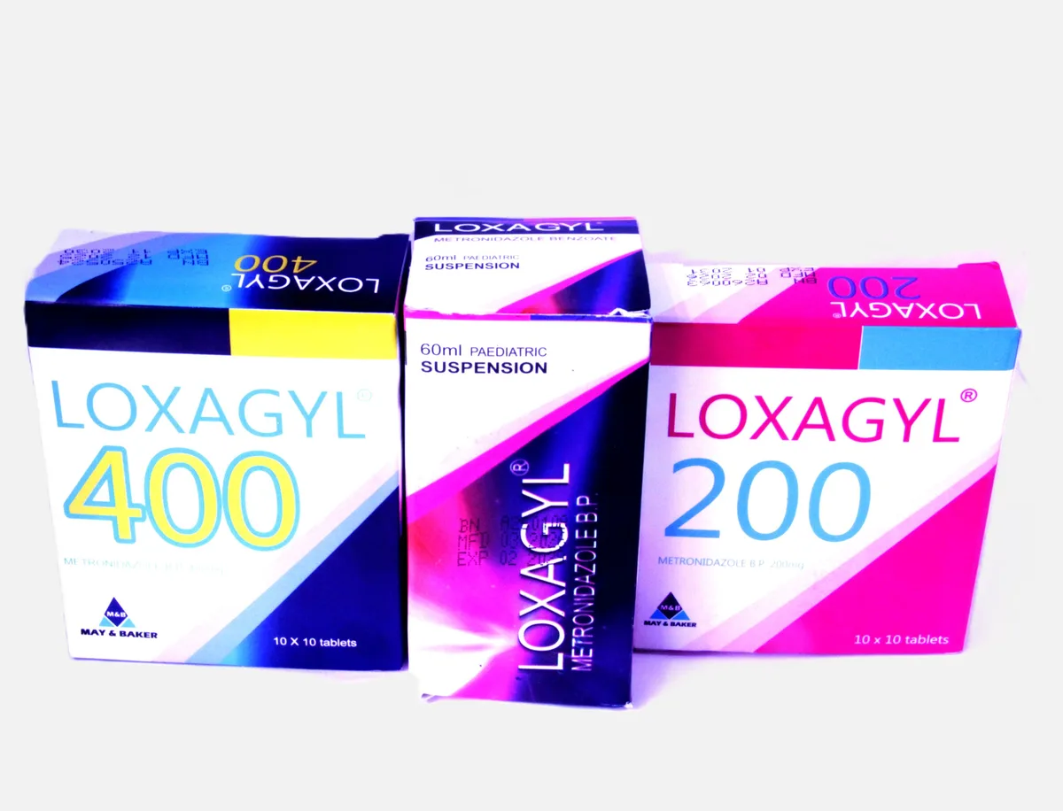 Loxagyl pack — Metronidazole brand sold in Nigeria