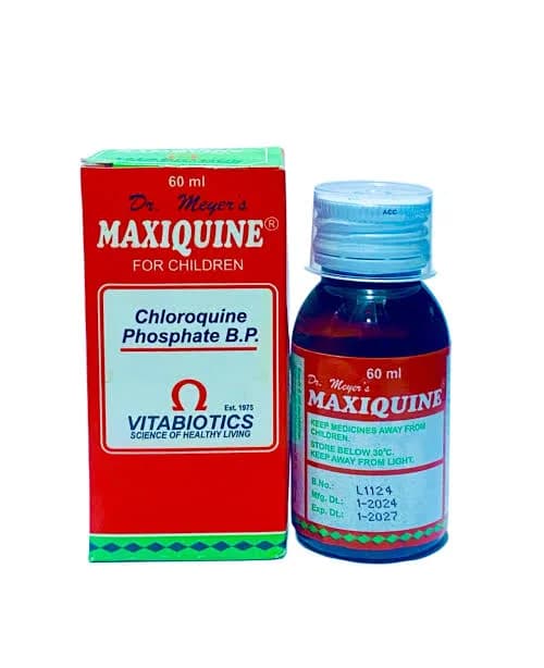 Maxiquine pack — Chloroquine brand sold in Nigeria