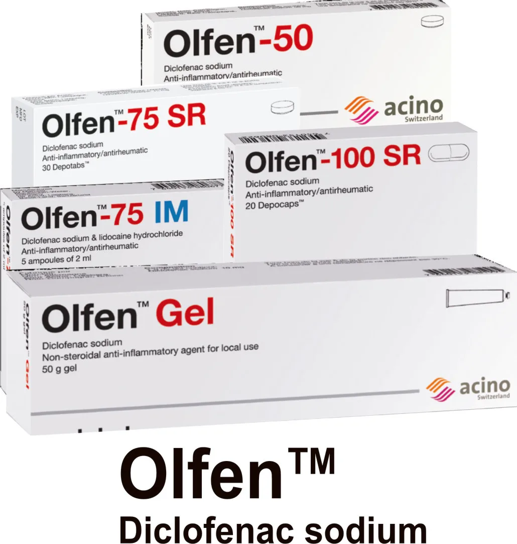Olfen pack — Diclofenac brand sold in Nigeria