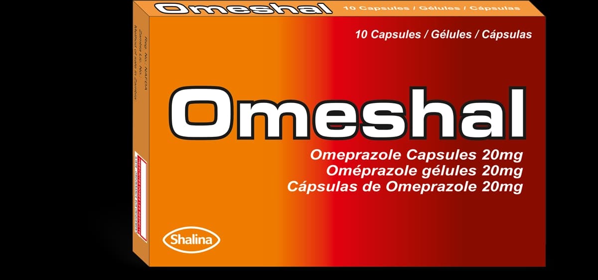 Omeshal pack — Omeprazole brand sold in Nigeria