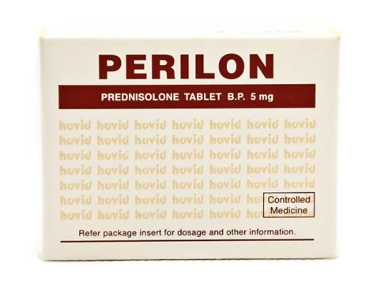 Perilon pack — Prednisolone brand sold in Nigeria