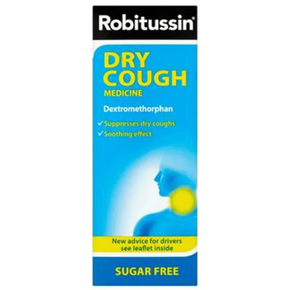 Robitussin Dry Cough pack — Dextromethorphan brand sold in Nigeria