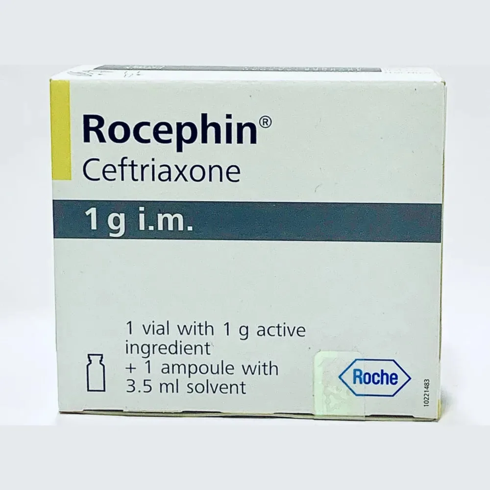 Rocephin pack — Ceftriaxone brand sold in Nigeria