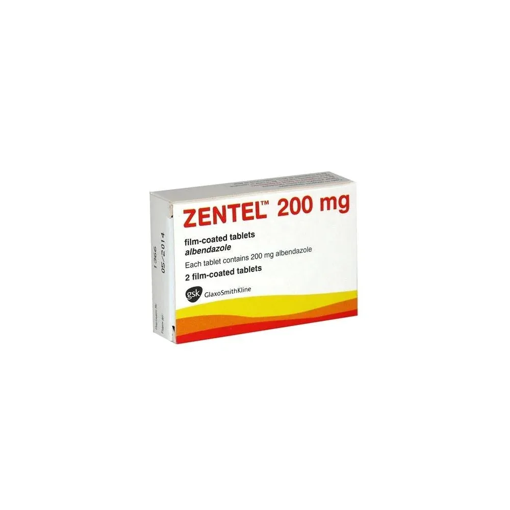 Zentel pack — Albendazole brand sold in Nigeria