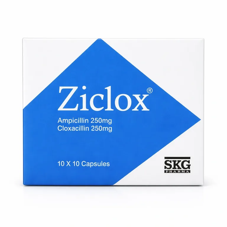 Ziclox Capsule pack — Ampicillin + Cloxacillin brand sold in Nigeria